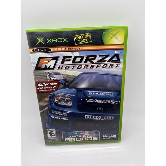 Forza Motorsport Xbox Original CIB (Microsoft Xbox) Complete with Manual TESTED - Picture 1 of 6